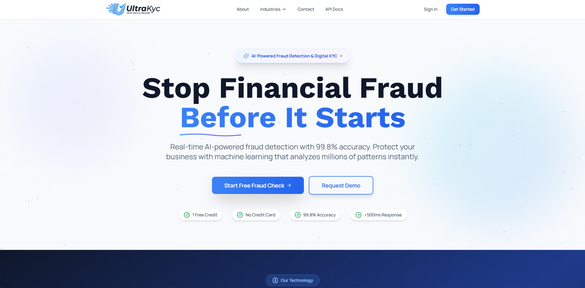 UltraKYC - AI-Powered Identity Verification